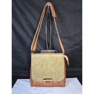 Liz Soto Shoulder Bag Tan And Brown. Crossbody Purse.. Only Used Once...